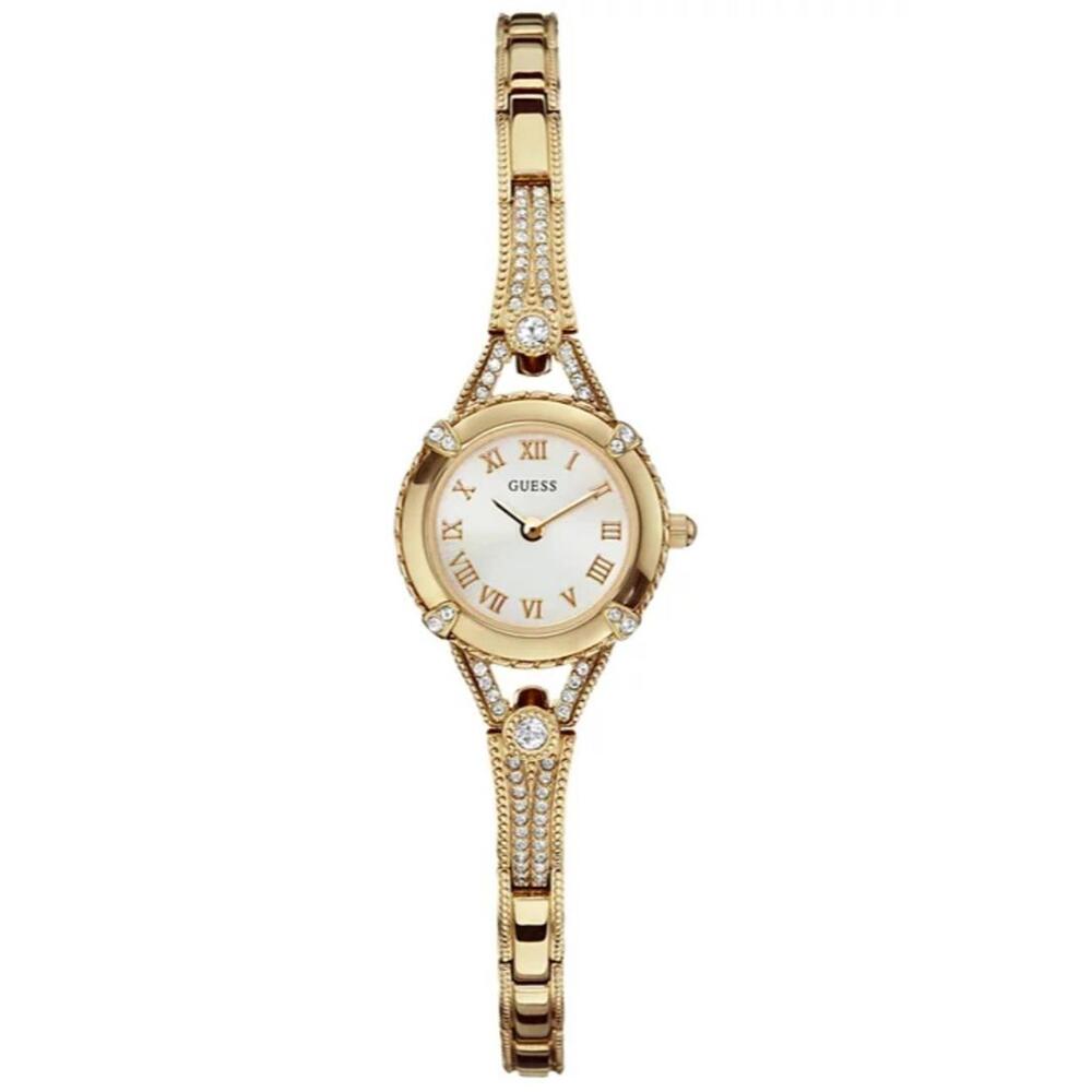 GUESS Watch, Women's Gold Tone Bracelet 22mm U0135L2